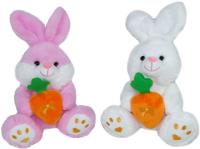 Opakowanie Zając króliczek z marchewką 20cm MIX