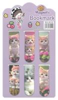Opakowanie Zakładka do książek magnetyczna Kotki
