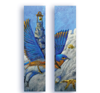 Zakładka kartonowa - Błękitny Dzwonnik. Wydawca: Molom. SmakLiter.pl Opakowanie Zakładka kartonowa - Błękitny Dzwonnik