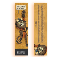 Zakładka kartonowa - Hejdasz. Wydawca: Molom. SmakLiter.pl Opakowanie Zakładka kartonowa - Hejdasz