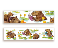 Zakładka kartonowa - Kapibary książkowe. Wydawca: Molom. SmakLiter.pl Opakowanie Zakładka kartonowa - Kapibary książkowe