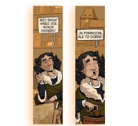 Zakładka kartonowa - Kopernik. Wydawca: Molom. SmakLiter.pl Opakowanie Zakładka kartonowa - Kopernik