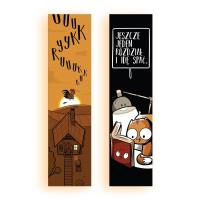 Zakładka kartonowa - Kukuryku. Wydawca: Molom. SmakLiter.pl Opakowanie Zakładka kartonowa - Kukuryku