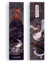 Zakładka kartonowa - Lamdalf. Wydawca: Molom. SmakLiter.pl Opakowanie Zakładka kartonowa - Lamdalf