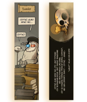 Zakładka kartonowa - Lamlet. Wydawca: Molom. SmakLiter.pl Opakowanie Zakładka kartonowa - Lamlet