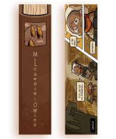 Zakładka kartonowa - Milczenie owies. Wydawca: Molom. SmakLiter.pl Opakowanie Zakładka kartonowa - Milczenie owies