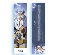 Zakładka kartonowa - Perun. Wydawca: Molom. SmakLiter.pl Opakowanie Zakładka kartonowa - Perun