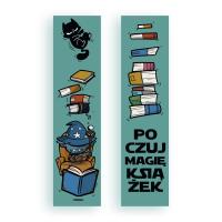 Zakładka kartonowa - Poczuj magię książek. Wydawca: Molom. SmakLiter.pl Opakowanie Zakładka kartonowa - Poczuj magię książek
