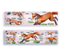 Opakowanie Zakładka kartonowa - Skaczący lis