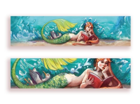 Opakowanie Zakładka kartonowa - Syrena czytelniczka