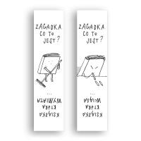 Zakładka kartonowa - Zagadka. Wydawca: Molom. SmakLiter.pl Opakowanie Zakładka kartonowa - Zagadka