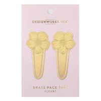 Zakładki do książek metalowe Kwiaty 2szt.. Wydawca: Designworks Ink. SmakLiter.pl Opakowanie Zakładki do książek metalowe Kwiaty 2szt.