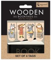 Zakładki drewniane do książki Psy. Wydawca: Cozywood. SmakLiter.pl Opakowanie Zakładki drewniane do książki Psy