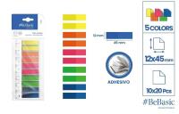 Zakładki indeksujące samoprzylepne. Wydawca: BeBasic. SmakLiter.pl Opakowanie Zakładki indeksujące samoprzylepne