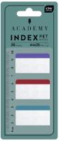 Zakładki indeksujące z linijką Pet 44x25mm 30szt. Wydawca: INTERDRUK. SmakLiter.pl Opakowanie Zakładki indeksujące z linijką Pet 44x25mm 30szt