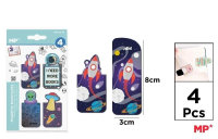 Zakładki magnetyczne Kosmos 4szt. Wydawca: MP Main Paper. SmakLiter.pl Opakowanie Zakładki magnetyczne Kosmos 4szt