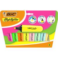 Zakreślacz BIC Flat Highlighter Neon pastel blister 8szt.. Wydawca: Bic. SmakLiter.pl Opakowanie Zakreślacz BIC Flat Highlighter Neon pastel blister 8szt.