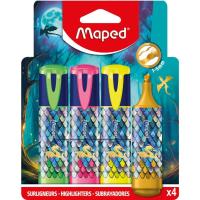 Opakowanie Zakreślacz Dragon Fluo 4kol MAPED