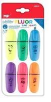 Opakowanie Zakreślacz fluorescencyjny mini 6szt