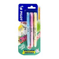Zakreślacz wymazywalny Frixion light soft  3 kolory Pilot blister. Wydawca: Pilot. SmakLiter.pl Opakowanie Zakreślacz wymazywalny Frixion light soft  3 kolory Pilot blister