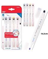 Opakowanie Zakreślacz z pieczątką 4 kolory MIX