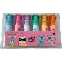 Opakowanie Zakreślacze mini Genius Kitty 6kol