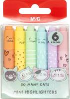 Opakowanie Zakreślacze mini My Sweety Pastel 6 kol