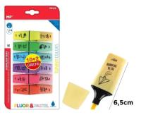 Opakowanie Zakreślasz fluorescencyjno-pastelowy mini 12szt