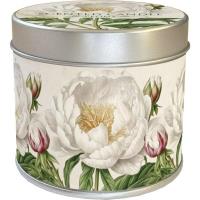 Zapachowa świeczka Biała piwonia - zapach piwonii. Wydawca: Skona Ting. SmakLiter.pl Opakowanie Zapachowa świeczka Biała piwonia - zapach piwonii