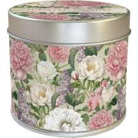 Zapachowa świeczka Piwonie i róze - zapach piwonii. Wydawca: Skona Ting. SmakLiter.pl Opakowanie Zapachowa świeczka Piwonie i róze - zapach piwonii