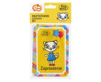 Opakowanie Zaproszenia papierowe Kicia Kocia 6szt.