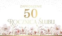 Opakowanie Zaproszenie 50 Rocznica Ślubu (10szt)