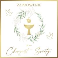 Opakowanie Zaproszenie Chrzest (10szt)