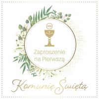 Opakowanie Zaproszenie Komunia (10szt)