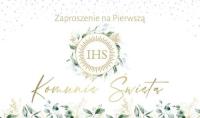 Opakowanie Zaproszenie Komunia (10szt)
