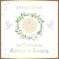 Opakowanie Zaproszenie Komunia (10szt)