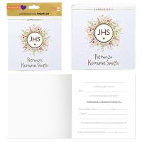 Opakowanie Zaproszenie Komunia (5szt)