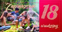 Opakowanie Zaproszenie na 18 Urodziny Z106 (5szt)
