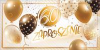 Opakowanie Zaproszenie na 60 Urodziny Z193 (5szt)