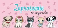Zaproszenie pieski z kopertami 5szt. Wydawca: Henry. SmakLiter.pl Opakowanie Zaproszenie pieski z kopertami 5szt