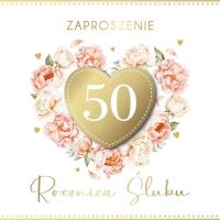 Opakowanie Zaproszenie Rocznica Ślubu (5szt)