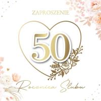 Opakowanie Zaproszenie Rocznica Ślubu (5szt)