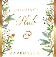Zaproszenie Ślub. Wydawca: Kukartka. SmakLiter.pl Opakowanie Zaproszenie Ślub