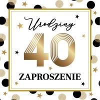 Zaproszenie Urodziny (10szt). Wydawca: Armin Style. SmakLiter.pl Opakowanie Zaproszenie Urodziny (10szt)