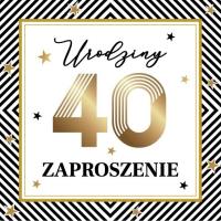 Zaproszenie Urodziny (10szt). Wydawca: Armin Style. SmakLiter.pl Opakowanie Zaproszenie Urodziny (10szt)