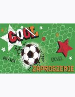 Opakowanie Zaproszenie Z 160x95 zest. 62136 Dziecięce - Chłopiec, Piłki, Urodziny, Zielone