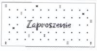 Opakowanie Zaproszenie Z108