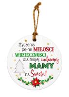 Opakowanie Zawieszka ceramiczna Boże Narodzenie
