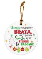 Opakowanie Zawieszka ceramiczna Boże Narodzenie