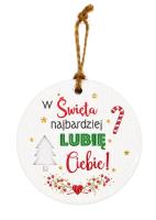 Opakowanie Zawieszka ceramiczna Boże Narodzenie